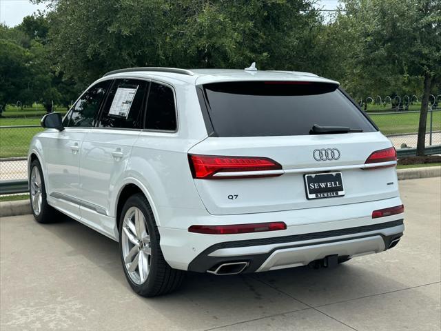 new 2025 Audi Q7 car, priced at $76,350