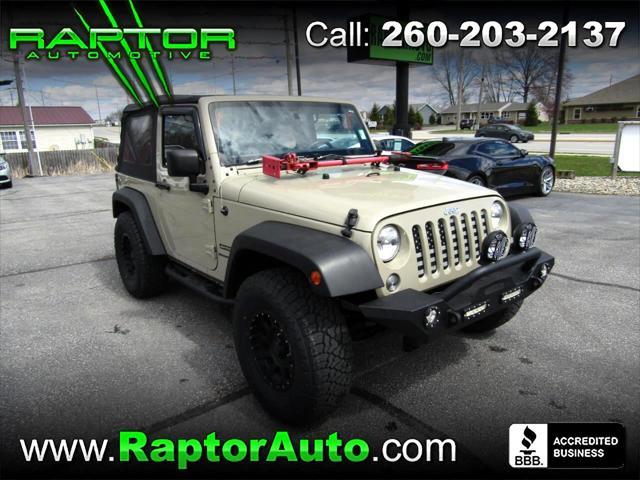 used 2018 Jeep Wrangler JK car, priced at $19,999