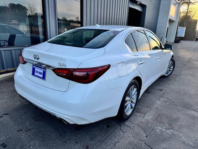 used 2018 INFINITI Q50 car, priced at $14,999