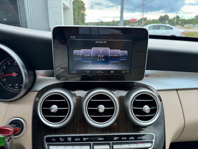 used 2015 Mercedes-Benz C-Class car, priced at $13,999