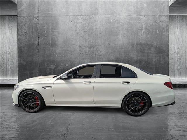 used 2018 Mercedes-Benz AMG E 63 car, priced at $53,495