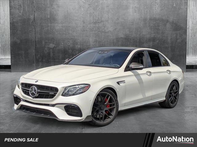 used 2018 Mercedes-Benz AMG E 63 car, priced at $49,999