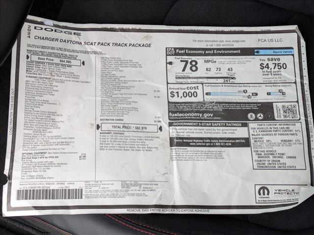 new 2024 Dodge Charger car, priced at $72,525