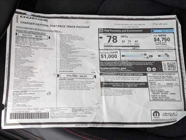 new 2024 Dodge Charger car, priced at $65,738