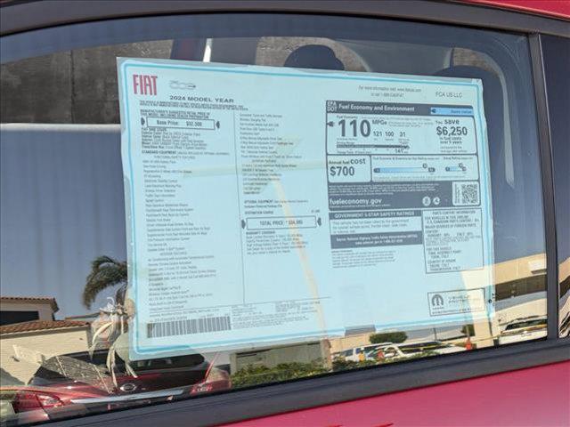 new 2024 FIAT 500e car, priced at $34,095