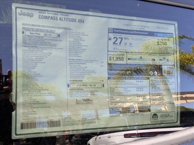 new 2025 Jeep Compass car, priced at $29,488