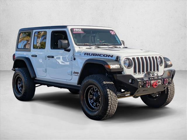used 2021 Jeep Wrangler Unlimited car, priced at $33,669