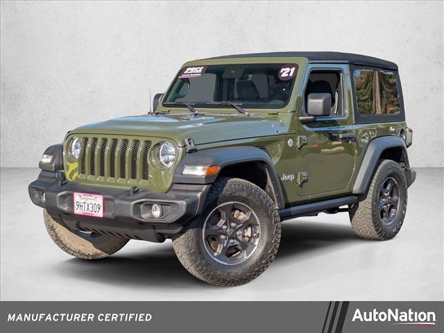 used 2021 Jeep Wrangler car, priced at $25,937