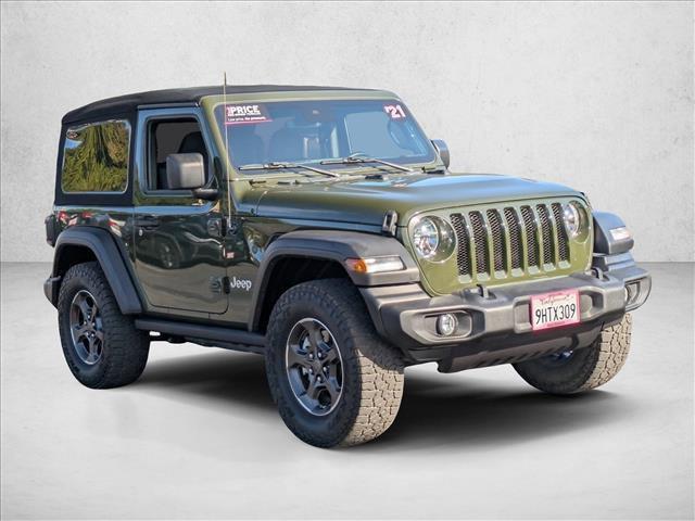 used 2021 Jeep Wrangler car, priced at $25,937