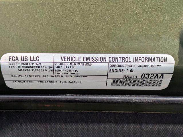 used 2021 Jeep Wrangler car, priced at $25,937