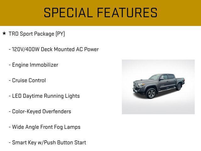 used 2017 Toyota Tacoma car, priced at $28,978