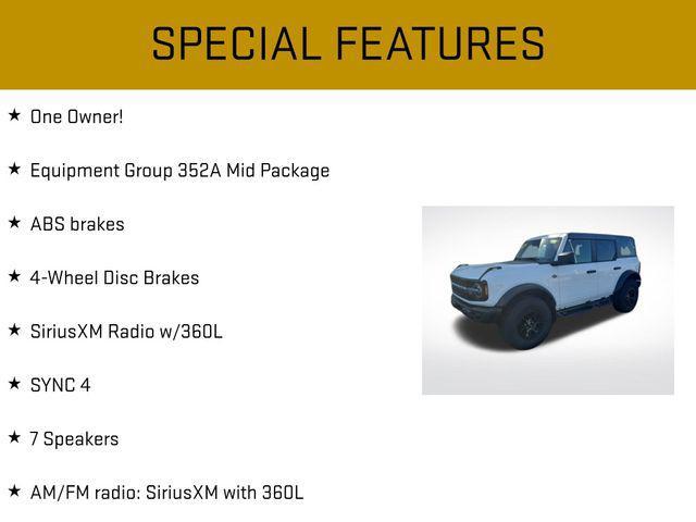used 2023 Ford Bronco car, priced at $49,863