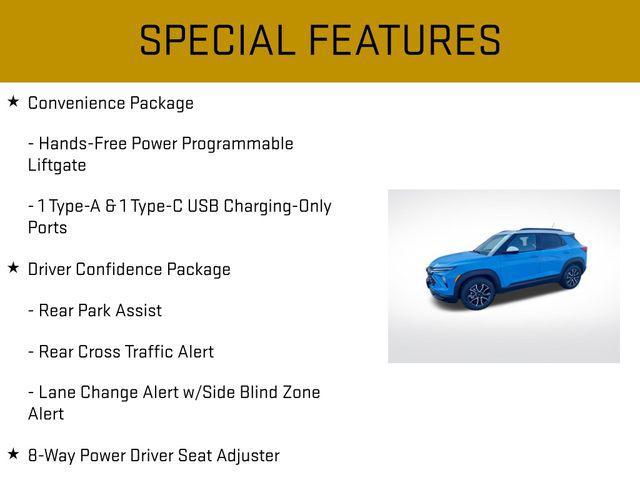 used 2024 Chevrolet TrailBlazer car, priced at $27,437