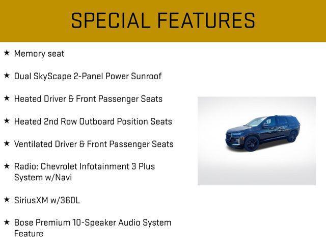 used 2023 Chevrolet Traverse car, priced at $40,745