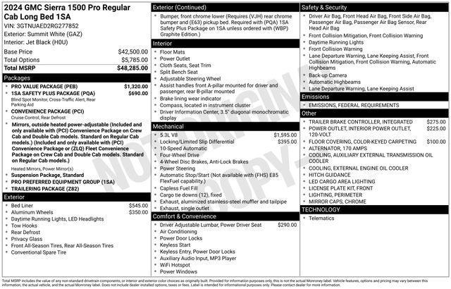 used 2024 GMC Sierra 1500 car, priced at $39,680