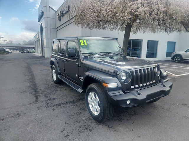 used 2021 Jeep Wrangler Unlimited car, priced at $33,788