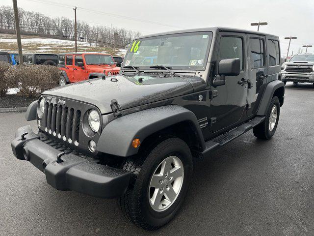 used 2016 Jeep Wrangler Unlimited car, priced at $21,000