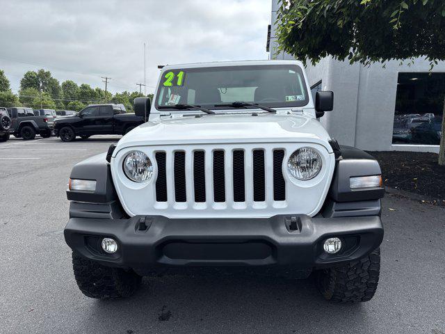 used 2021 Jeep Wrangler Unlimited car, priced at $28,000