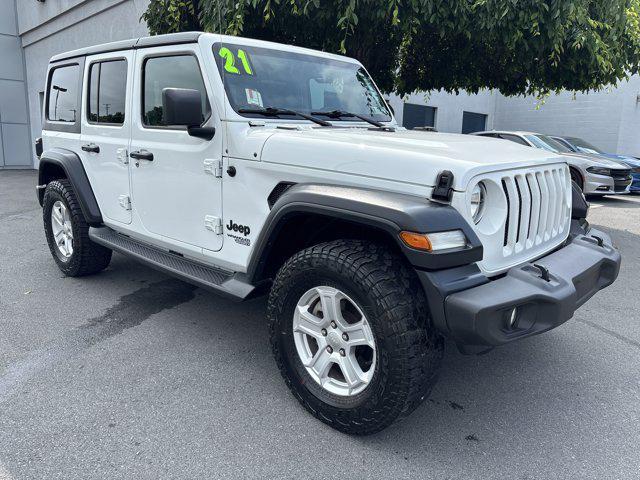 used 2021 Jeep Wrangler Unlimited car, priced at $28,000