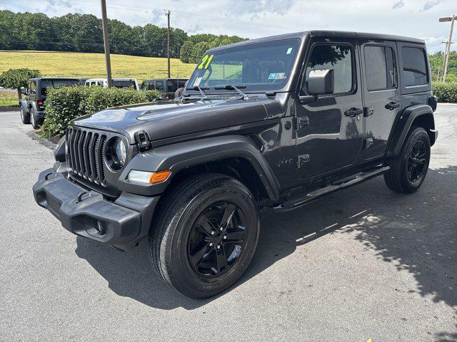 used 2021 Jeep Wrangler Unlimited car, priced at $30,500