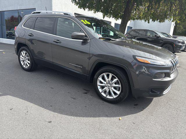 used 2016 Jeep Cherokee car, priced at $13,000