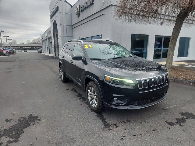 used 2021 Jeep Cherokee car, priced at $21,788