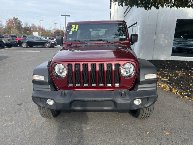 used 2021 Jeep Wrangler Unlimited car, priced at $32,788