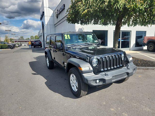 used 2021 Jeep Wrangler Unlimited car, priced at $32,788