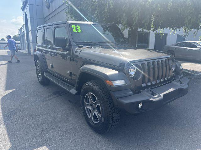 used 2023 Jeep Wrangler car, priced at $36,500