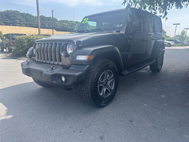 used 2023 Jeep Wrangler car, priced at $36,500
