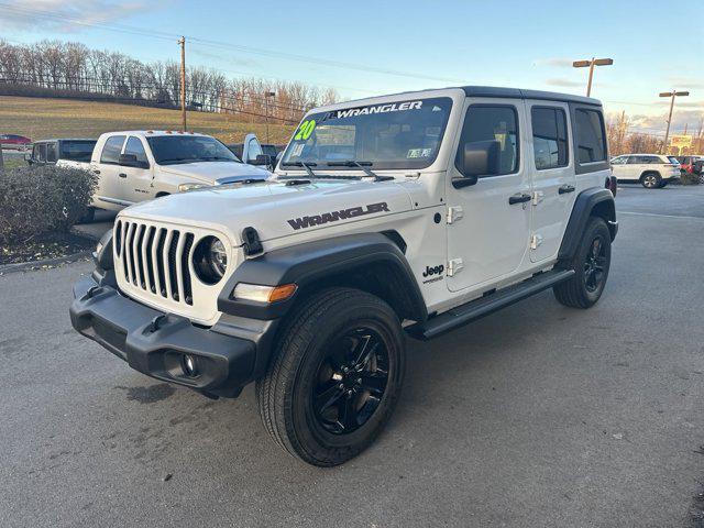 used 2020 Jeep Wrangler Unlimited car, priced at $30,000