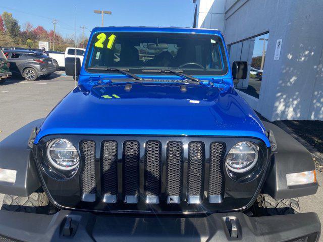 used 2021 Jeep Wrangler car, priced at $33,500