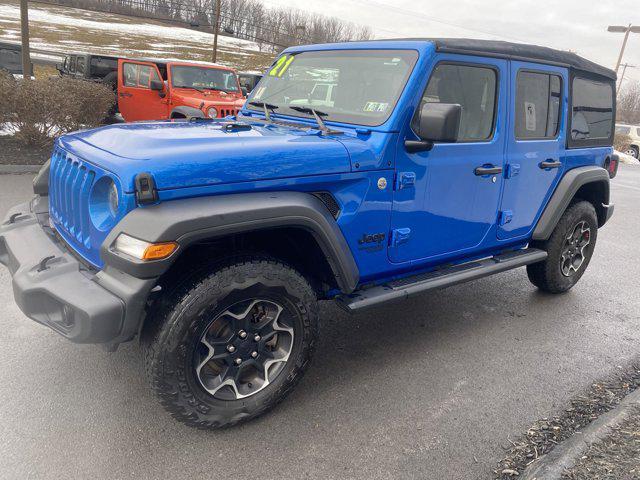 used 2021 Jeep Wrangler Unlimited car, priced at $28,000