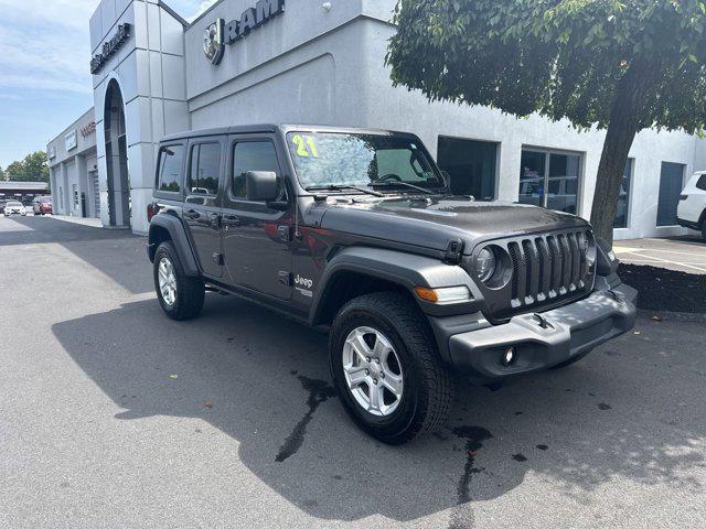 used 2021 Jeep Wrangler Unlimited car, priced at $30,400