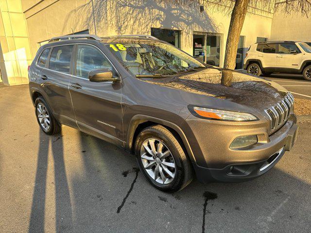 used 2018 Jeep Cherokee car, priced at $21,788