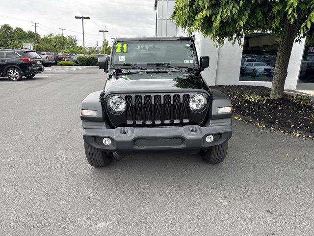 used 2021 Jeep Wrangler car, priced at $28,000