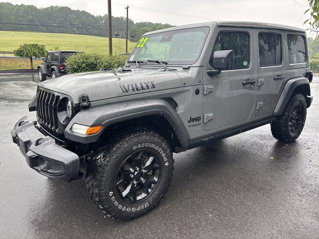 used 2022 Jeep Wrangler car, priced at $34,000
