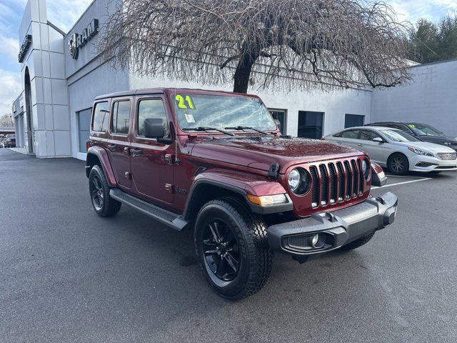 used 2021 Jeep Wrangler Unlimited car, priced at $33,000