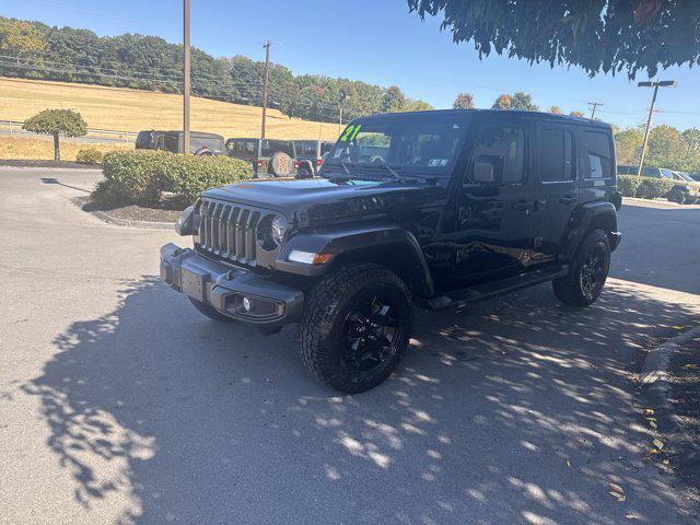used 2021 Jeep Wrangler car, priced at $34,500