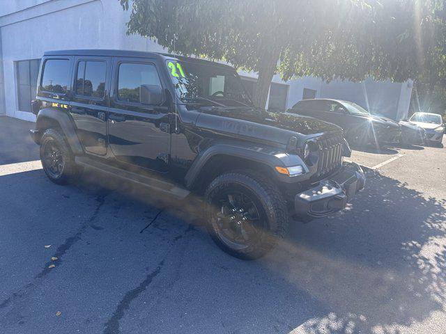 used 2021 Jeep Wrangler car, priced at $34,500