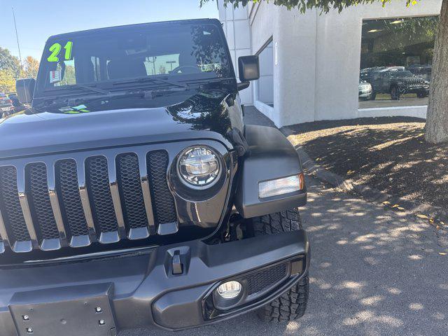 used 2021 Jeep Wrangler car, priced at $34,500
