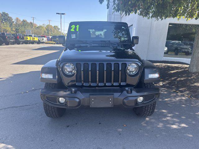 used 2021 Jeep Wrangler car, priced at $34,500