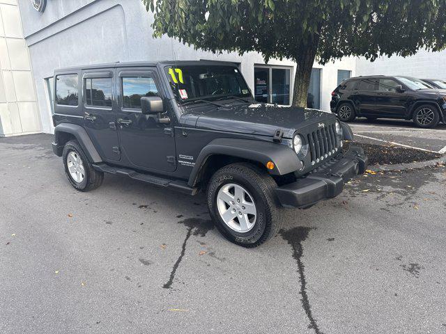 used 2017 Jeep Wrangler Unlimited car, priced at $20,500