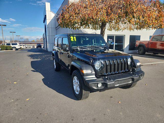 used 2021 Jeep Wrangler Unlimited car, priced at $31,588