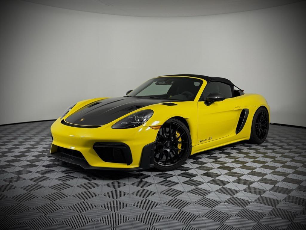 used 2024 Porsche 718 Spyder car, priced at $218,995