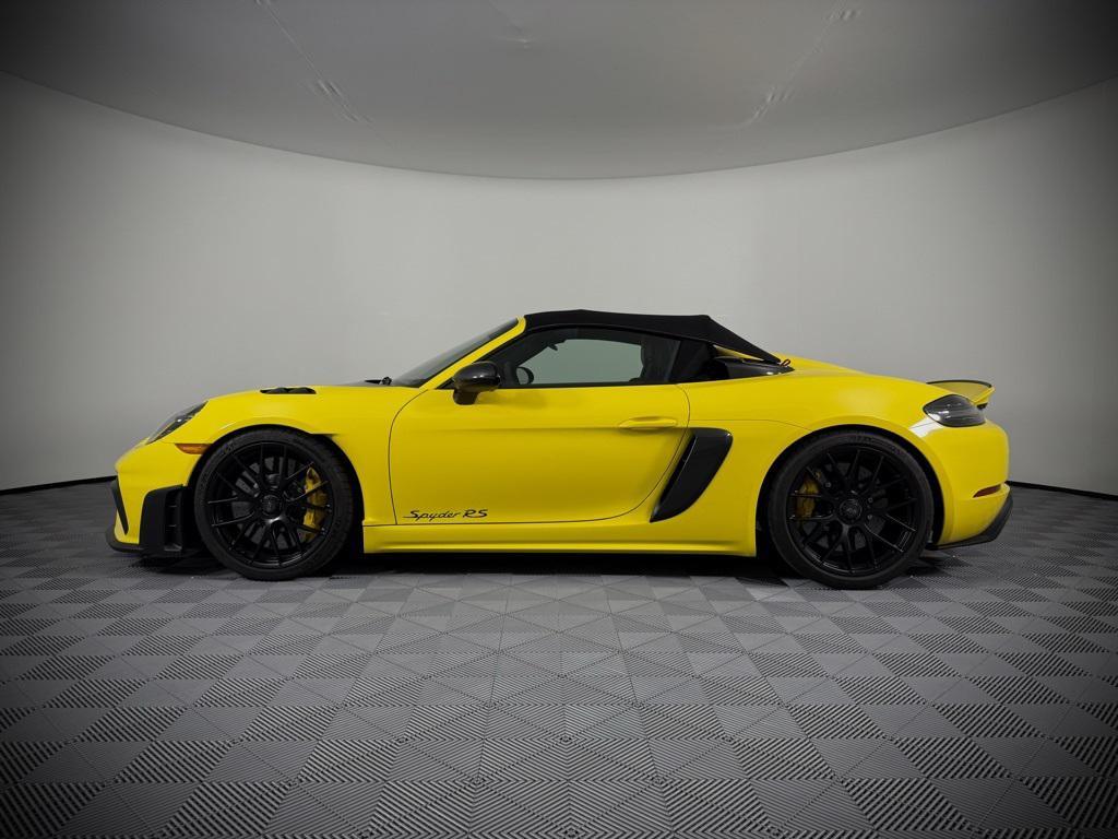 used 2024 Porsche 718 Spyder car, priced at $218,995