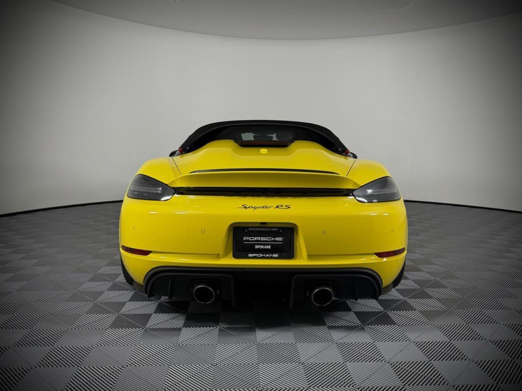 used 2024 Porsche 718 Spyder car, priced at $218,995