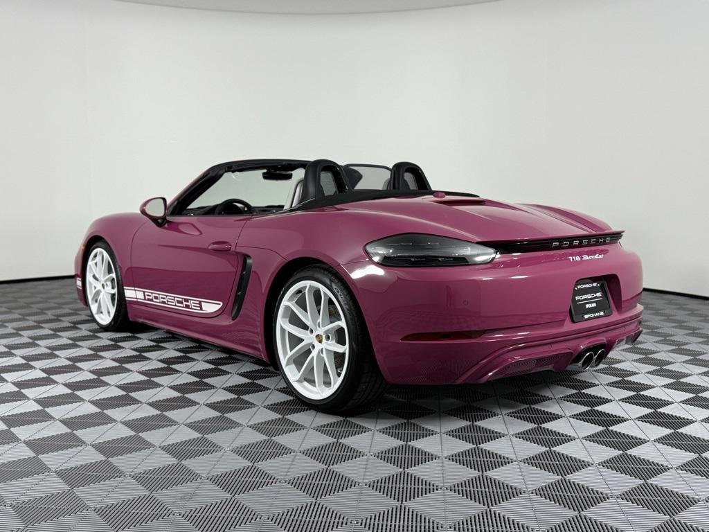 new 2025 Porsche 718 Boxster car, priced at $107,445