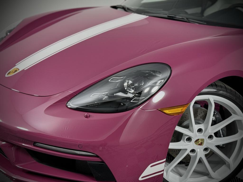 new 2025 Porsche 718 Boxster car, priced at $107,445
