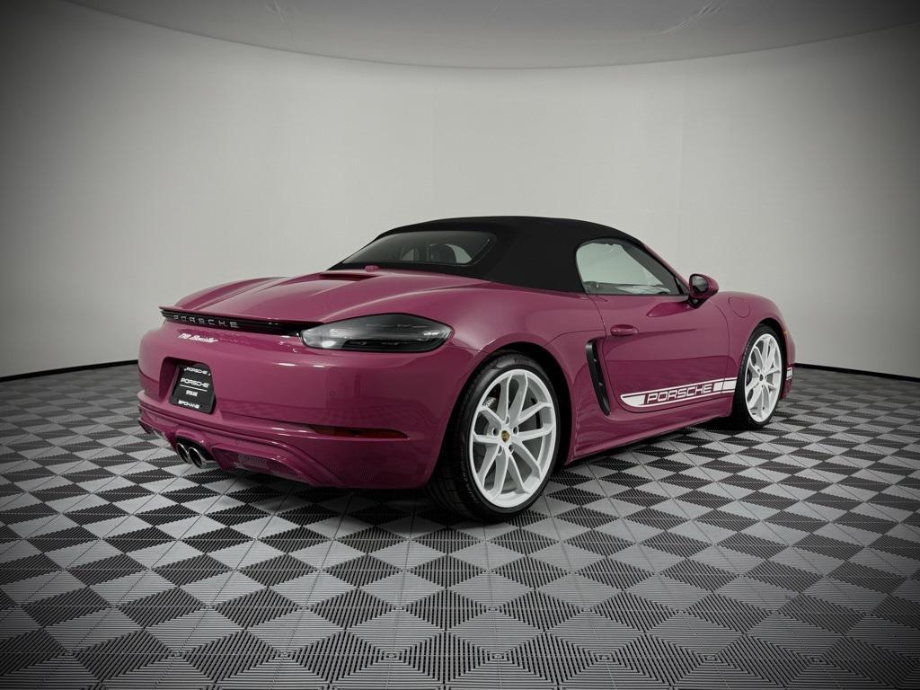 new 2025 Porsche 718 Boxster car, priced at $107,445